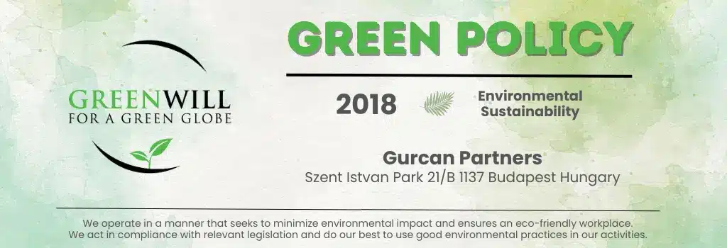 gurcan partners green policy